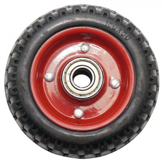 Roata Carucior - Medie - Cauciuc Brut Striat - Rulment - 160x50 (6)