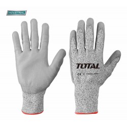 Total - Manusi De Protectie - Pu + Hppe + Textil - Rezistente La Taiere - Xl (industrial)