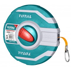 Total - Ruleta 30m X 12,5mm - Eficienta 3:1 - Fibra Sticla