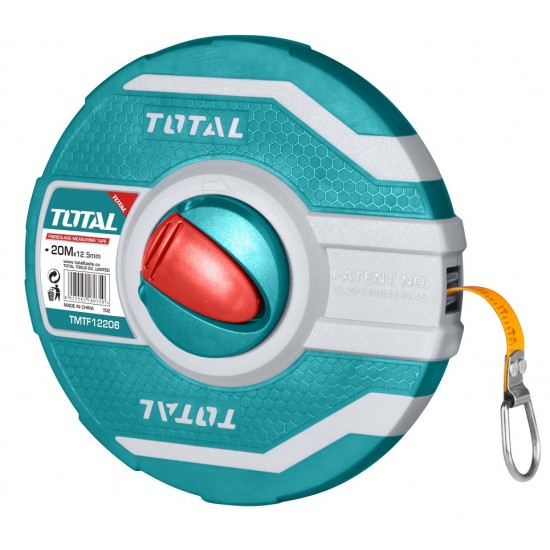 Total - Ruleta 20m X 12,5mm - Eficienta 3:1 - Fibra Sticla