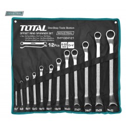 Total - Set  12 Chei Inelare Cu Cot - 6-32mm  (industrial)