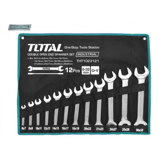 Total - Set 12 Chei Fixe - 6-32mm (industrial)
