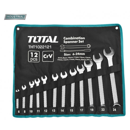 Total - Set  12 Chei Combinate - 6-24mm (industrial)