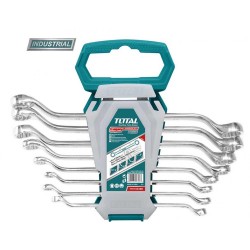 Total - Set 8 Chei Inelare Cu Cot - 6-22mm (industrial)