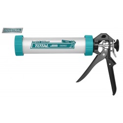 Total - Pistol Pentru Silicon - 9 - Tub Si Maner Aluminu Ranforsat (industrial)