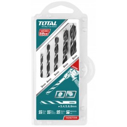 Total - Set Burghiu Spirala Pentru Lemn: 5buc