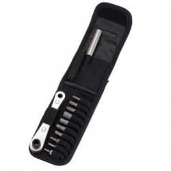 Trusa Clichet (12 Piese) - Bike Hand  Materialotel Marime Bit: 2/2.5/3/4/5/6/8mm, Phillips/t10/t25  -  12 Piese, Include Prelungitor Model: Yc-146