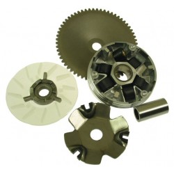 Variator Gy6 Complet Gy6 50 (role + Ghiduri + Bucsa + Paleta Racire + Fulie Dintata + Pinion Cuplaj Rac)