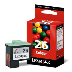 26cartus Cerneala Color Lexmark Z13,z23e, Z33(extins)