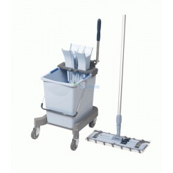 Set Galeata Cu Roti Ultraspeed, 25l (galeata De 25l, Presa,roti,cadru,mop,coada)