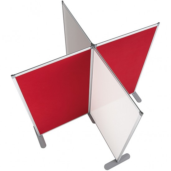 Perete Despartitor Cu Tabla Alba Magnetica 180 X 120 Cm, Smit