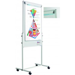 Flipchart Magnetic, 120 X 75 Cm, Cu Rotile, Smit Combi Flipchart Magnetic, 120 X 75 Cm, Cu Rotile, Smit Combi