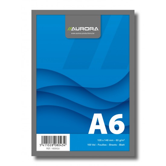 Blocnotes Capsat, A6, 100 File - 60g/mp, Microperforatii, Aurora Office - Velin