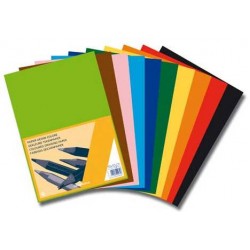 Carton Color A4, 120g/mp - 500 Coli/top, Aurora Raphael - 10 Culori Intense