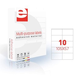 Etichete Autoadezive 10/a4, 105 X 57 Mm, 200 Coli/top, Etilaser - Albe Etichete Autoadezive 10/a4, 105 X 57 Mm, 200 Coli/top, Etilaser - Albe