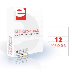 Etichete Autoadezive 12/a4, 105 X 49,5 Mm, 200 Coli/top, Etilaser - Albe Etichete Autoadezive 12/a4, 105 X 49,5 Mm, 200 Coli/top, Etilaser - Albe