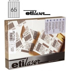 Etichete Autoadezive 65/a4, 38,1 X 21,2 Mm, 200 Coli/top, Etilaser - Albe Etichete Autoadezive 65/a4, 38,1 X 21,2 Mm, 200 Coli/top, Etilaser - Albe