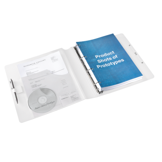 Caiet Mecanic Leitz Active Wow Softclick, Polyfoam, A4, Mecanism 4dr, Inel 30 Mm, Roz