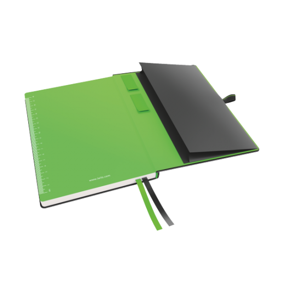 Caiet De Birou Leitz Complete, Coperta Dura, A5, 80 Coli, Dictando, Negru