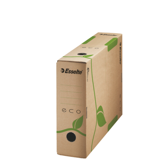 Cutie Depozitare Si Arhivare Esselte Eco, Carton, 80 Mm, Natur