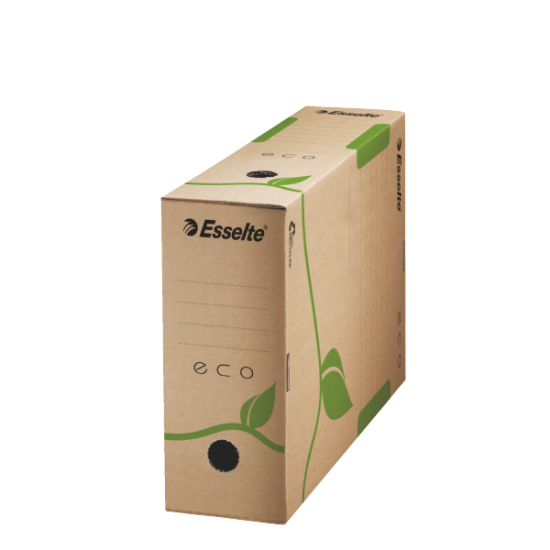 Cutie Depozitare Si Arhivare Esselte Eco, Carton, 100 Mm, Natur