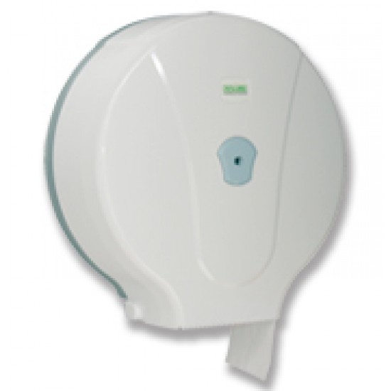 Dispenser Hartie Igienica Maxi, Alb,31x13x32.5cm,inchidere Cu Cheie,plastic, Viali