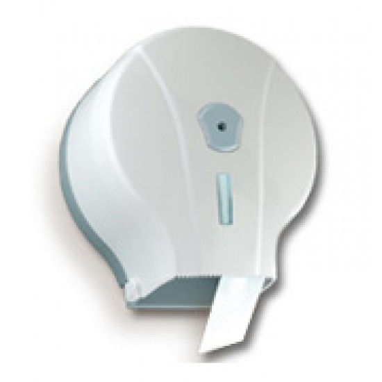 Dispenser Hartie Igienica Mini Alb,24x13x26cm,inchidere Cu Cheie,plastic, Viali