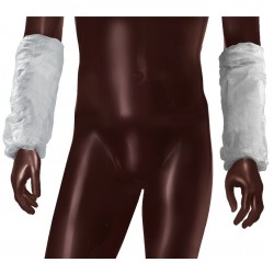 Acoperitori Maneci Ajsia Plp Sleeve Covers, Unica Folosinta, Spp - 30gr./mp, 100 Buc/cutie-albe