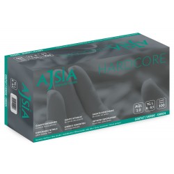 Manusi Nitril Ajsia Hard Core, Unica Folosinta, Nepudrate, 0.15mm, 100 Buc/cutie - Verzi-marime L