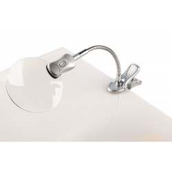 Lupa D-108mm, Cu Lumina Led, Cu Clema De Prindere, Alco - Forma Rotunda