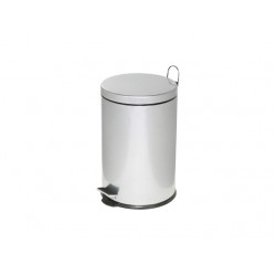 Cos Metalic Cu Pedala Si Capac, Forma Rotunda, 20 Litri, Alco - Argintiu Cos Metalic Cu Pedala Si Capac, Forma Rotunda, 20 Litri, Alco - Argintiu