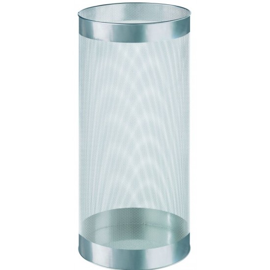 Cos Metalic Cu Perforatii, Forma Rotunda, 28.5 Litri, Alco - Argintiu