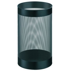 Cos Metalic Cu Perforatii, Forma Rotunda, 15 Litri, Alco - Negru Cos Metalic Cu Perforatii, Forma Rotunda, 15 Litri, Alco - Negru