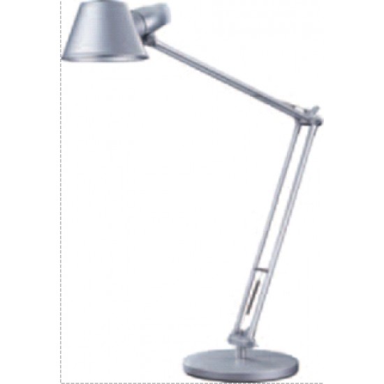 Lampa De Birou Cu Brat Articulat, 60w, Alco - Argintie