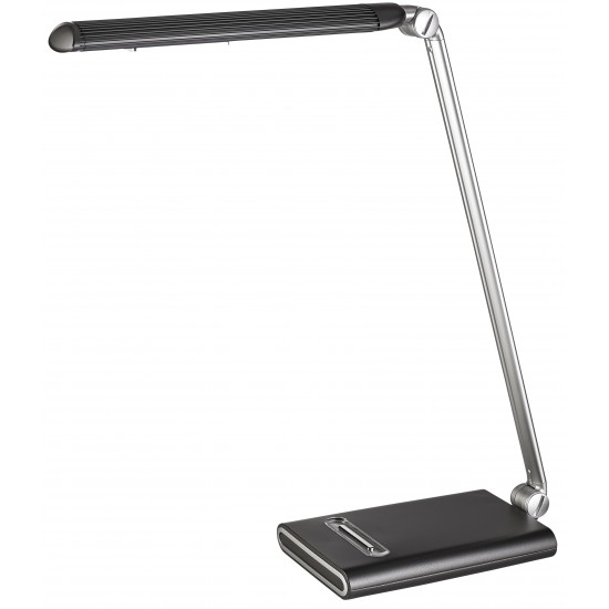 Lampa De Birou Cu Led, 12x0.5w, 1500 Lux -40cm, Brat Articulat, Ajustabila, Alco - Antracit/argintie