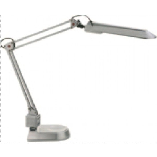 Lampa De Birou Cu Brat Flexibil, 11w, Alco - Argintie