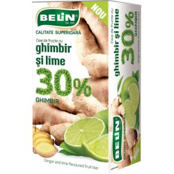 Ceai Belin Fructe 30% Ghimbir Si Lime, 20 Pliculete Ceai Belin Fructe 30% Ghimbir Si Lime, 20 Pliculete