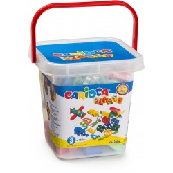 Kit 3 Culori X 150gr Plastilina + 41 Forme Modelaj + Accesorii, Carioca Plasty