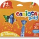 Carioca Super Lavabila, Varf Rotunjit Special, 6 Culori/cutie, Carioca Baby Teddy 1+