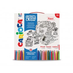 Set Articole Creative Carioca Color & Play - Planet