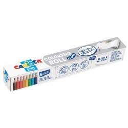 Carioca Coloring Roll, 30 X 198 Cm/rola, Hartie Autoadeziva - White