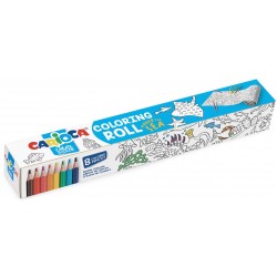 Carioca Coloring Roll, 30 X 198 Cm/rola, Hartie Autoadeziva - Under The Sea