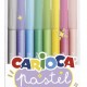 Carioca Super Lavabila, Varf 1-4.7mm, 8 Culori/set, Carioca Pastel - Culori Pastel