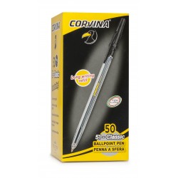 Pix Transparent, Fara Mecanim, Rezerva Interschimbabila, Varf 1.0mm, Corvina 51 Classic - Negru Pix Transparent, Fara Mecanim, Rezerva Interschimbabila, Varf 1.0mm, Corvina 51 Classic - Negru