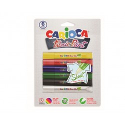 Vopsea Pentru Textile, Rezistanta La Spalare, 6 Culori/blister, Carioca Fabric Paint - Sleek Vopsea Pentru Textile, Rezistanta La Spalare, 6 Culori/blister, Carioca Fabric Paint - Sleek