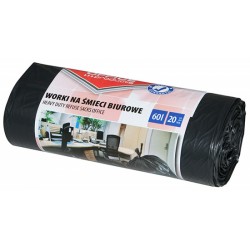 Saci Menaj Rezistenti 60l, 57 X 70cm, 20 Microni, 20buc/rola, Office Products - Negri Saci Menaj Rezistenti 60l, 57 X 70cm, 20 Microni, 20buc/rola, Office Products - Negri