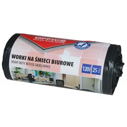 Saci Menaj Rezistenti 120l, 69 X 109cm, 28 Microni, 25buc/rola, Office Products - Negri Saci Menaj Rezistenti 120l, 69 X 109cm, 28 Microni, 25buc/rola, Office Products - Negri
