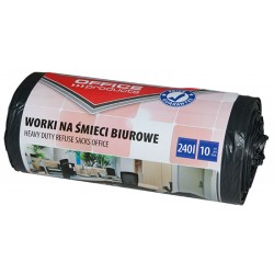 Saci Menaj Rezistenti 240l, 90 X 140cm, 30 Microni, 10buc/rola, Office Products - Negri Saci Menaj Rezistenti 240l, 90 X 140cm, 30 Microni, 10buc/rola, Office Products - Negri