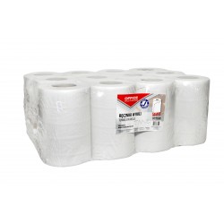 Prosop Rola Hartie Alba, 50m - 2 Straturi, 12 Role/set, Office Products Mini - Hartie Reciclata