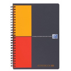 Caiet Cu Spirala A5, Oxford Int. Addressbook, 72 File - 80g/mp, Coperta Pp - Dictando